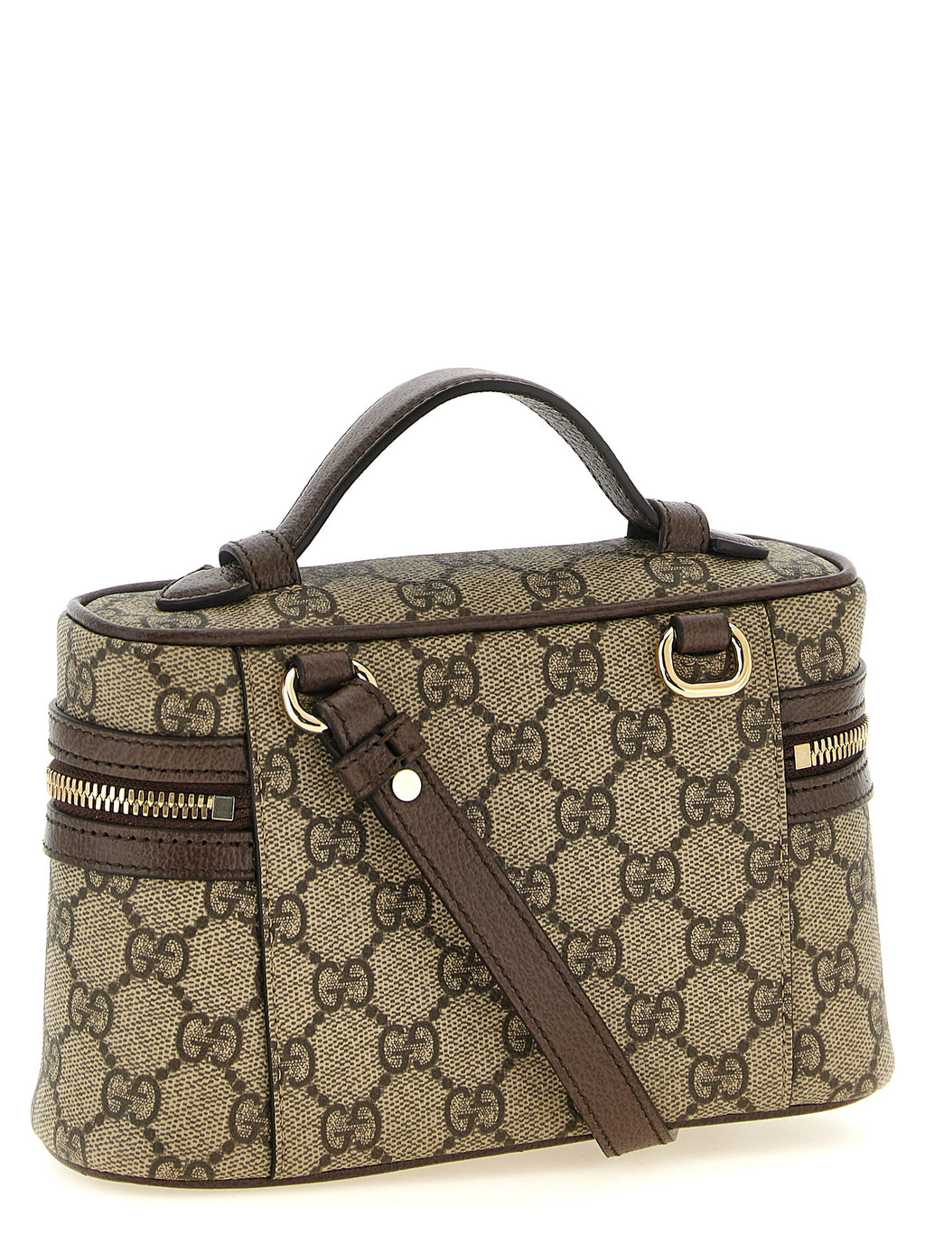 Gucci Beige Polyethylene Shoulder Bag - Side view