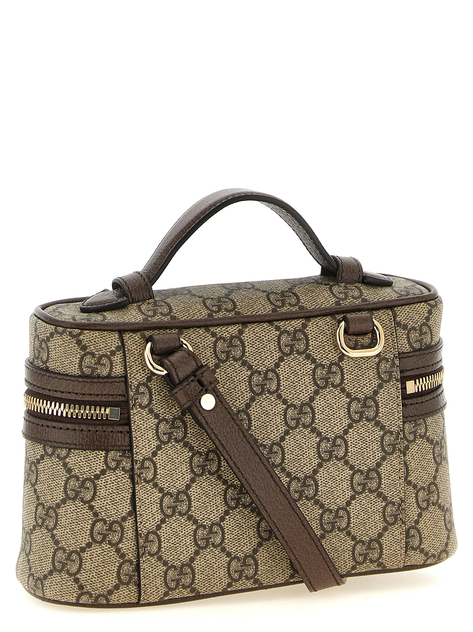 Gucci Beige Polyethylene Shoulder Bag - Side view