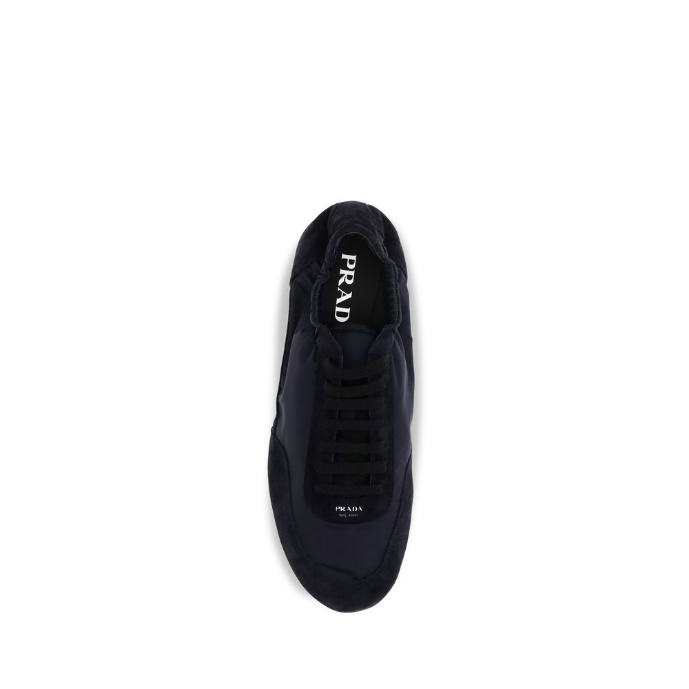 Prada Blue Rubber Athletic Sneakers - Detail view