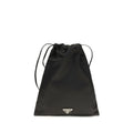 Prada Black Polyamide Clutch Bag - Front view