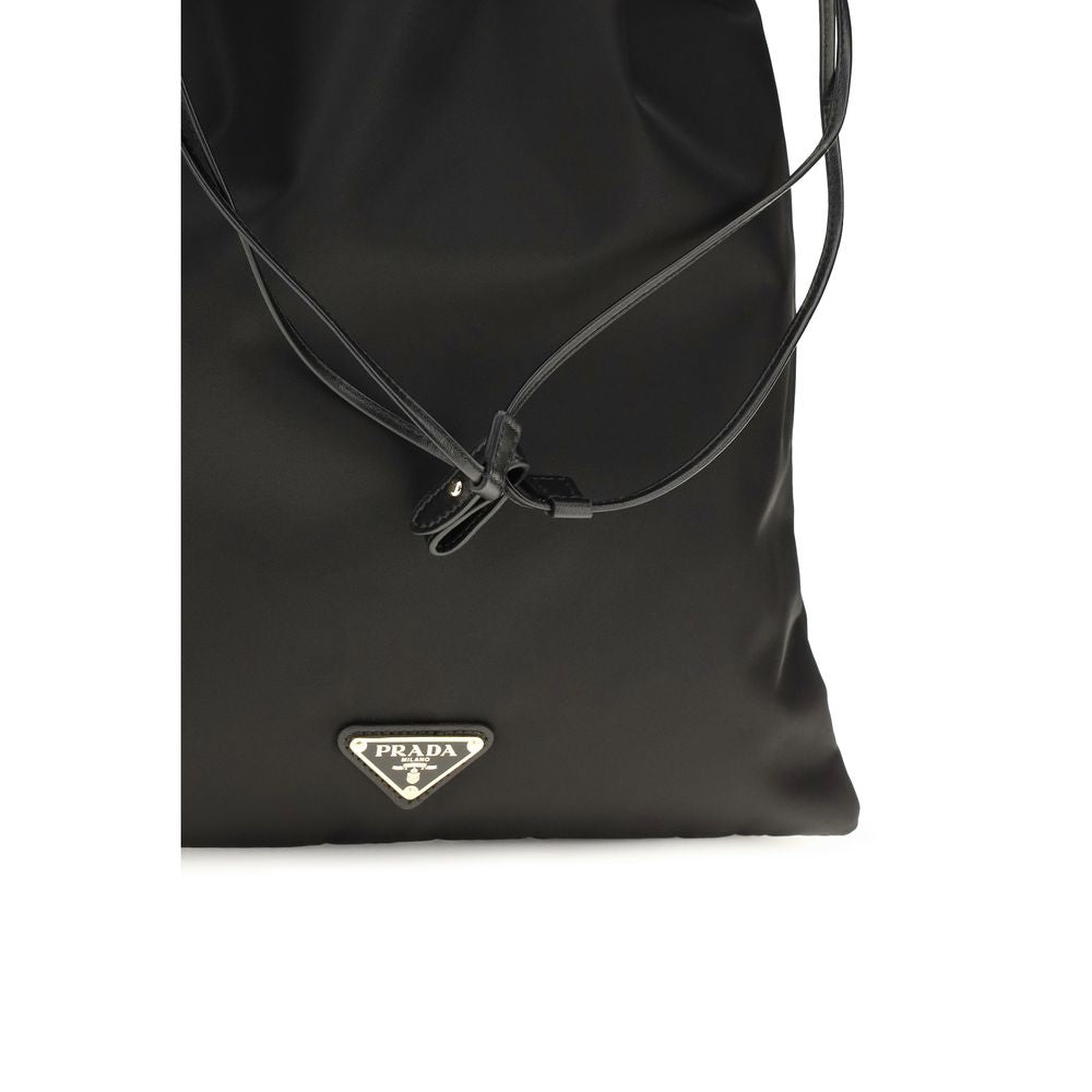 Prada Black Polyamide Clutch Bag - Detail view