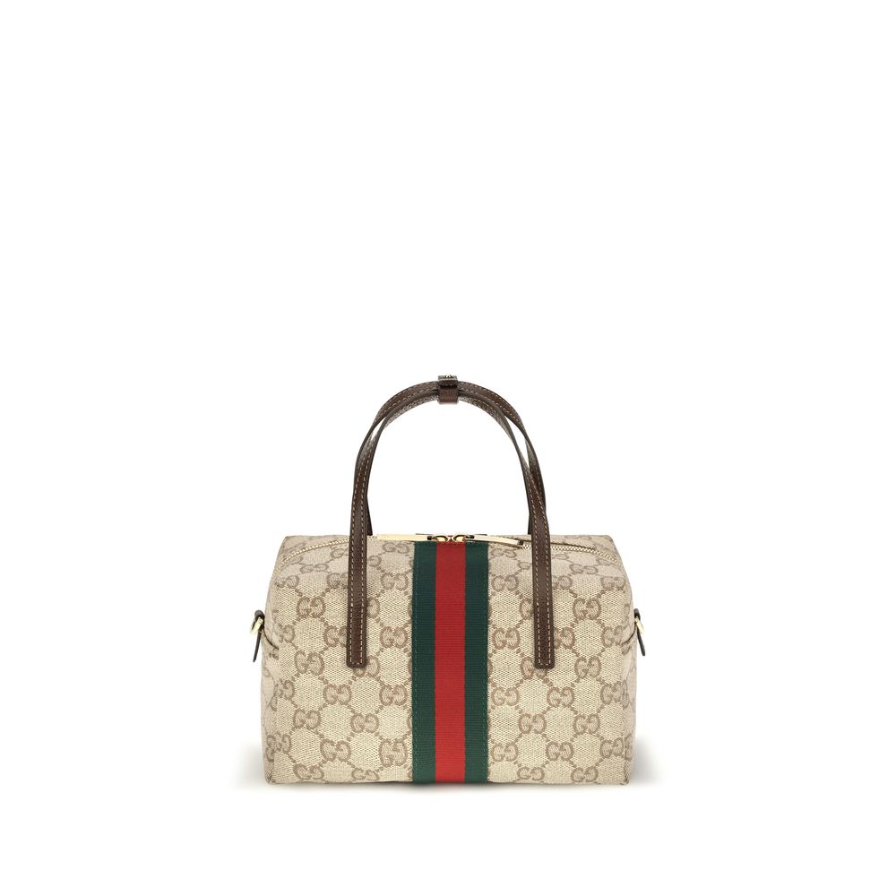 Gucci Beige Fabric Handbag - AW26 19x11cm - Front view