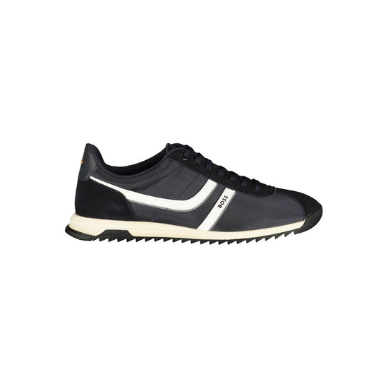 Hugo Boss Blue Polyurethane Mens Sneaker (Ref. BO46473) - Front view