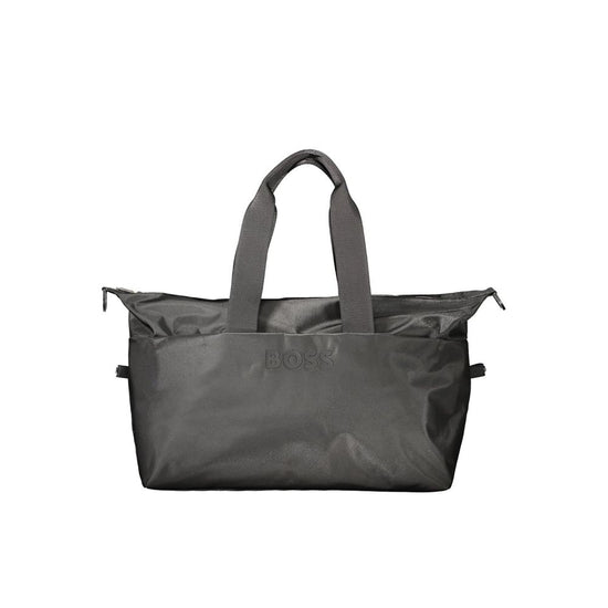 Hugo Boss Black Polyurethane Mens Bag - Front view