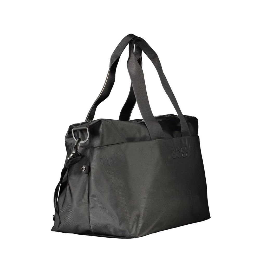 Hugo Boss Black Polyurethane Mens Bag - Back view