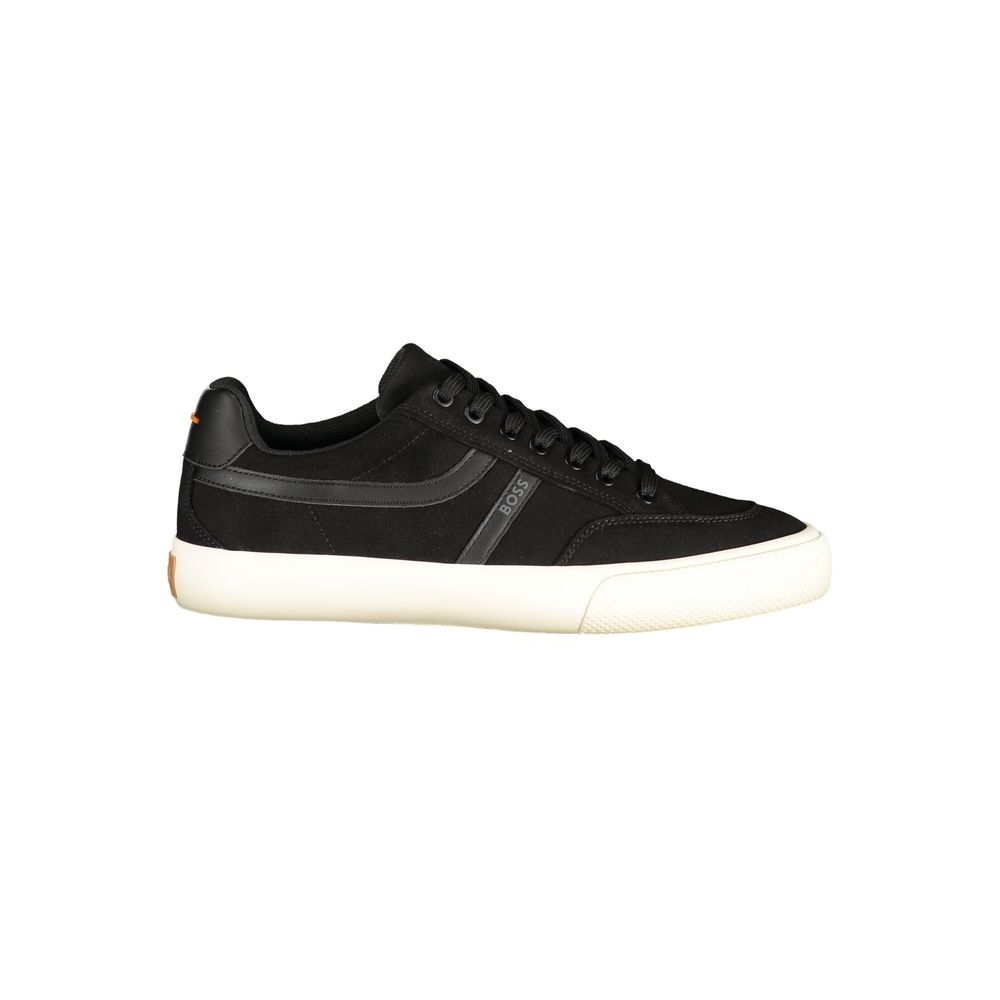 Hugo Boss Black Polyurethane Mens Sneaker - Front view