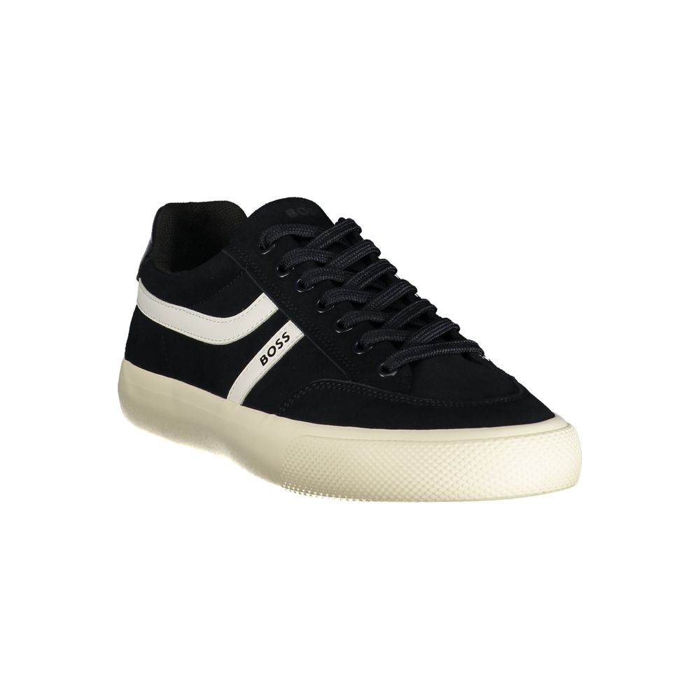 Hugo Boss Blue Polyurethane Mens Sneaker (Ref. BO46482) - Side view