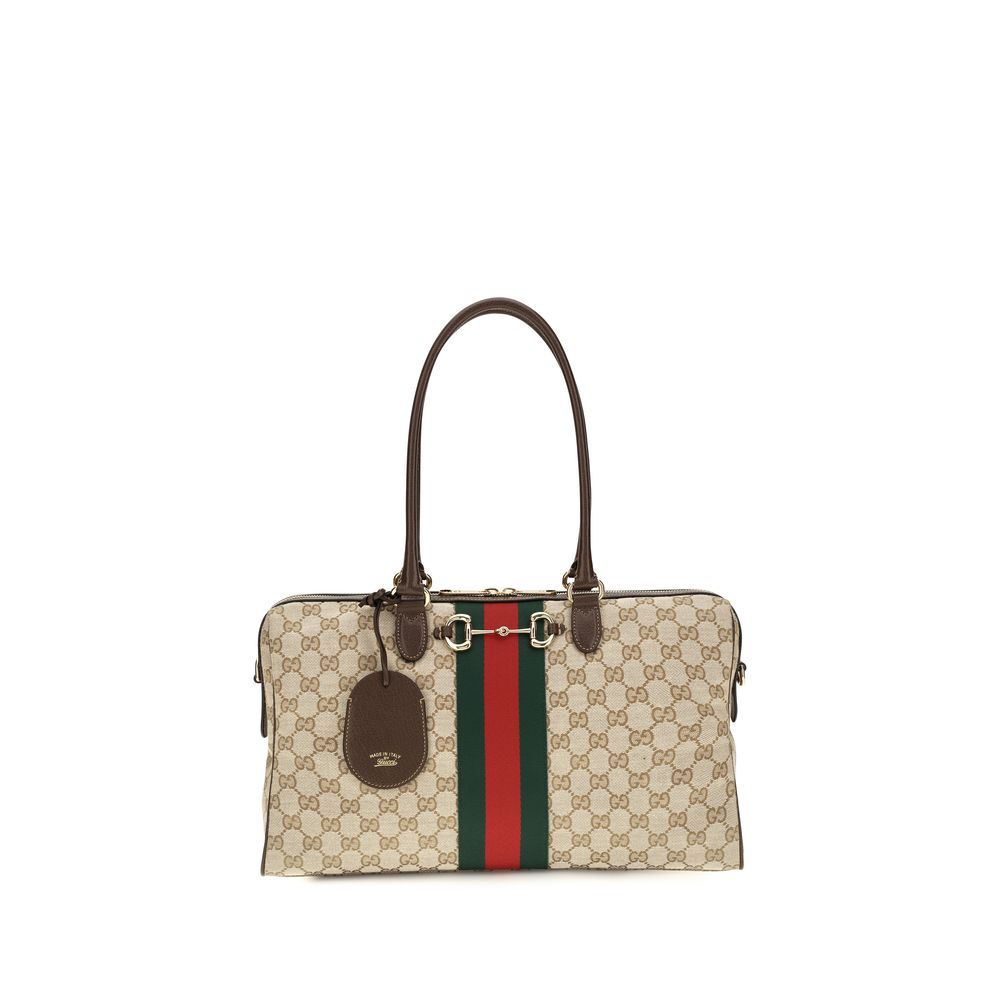 Gucci Beige Fabric Handbag - AW26 38×22.5cm - Front view