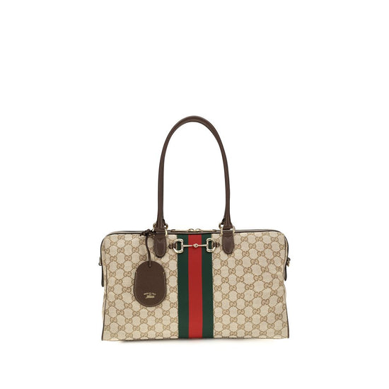Gucci Beige Fabric Handbag - AW26 38×22.5cm - Front view