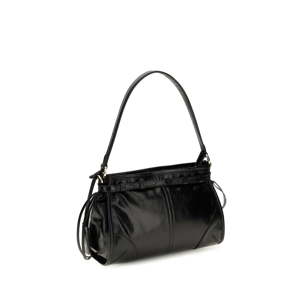 Prada Black Calf Leather Handbag - AW26 26x17cm - Back view