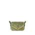 Saint Laurent Bicolor Suede Leather Shoulder Bag - Front view