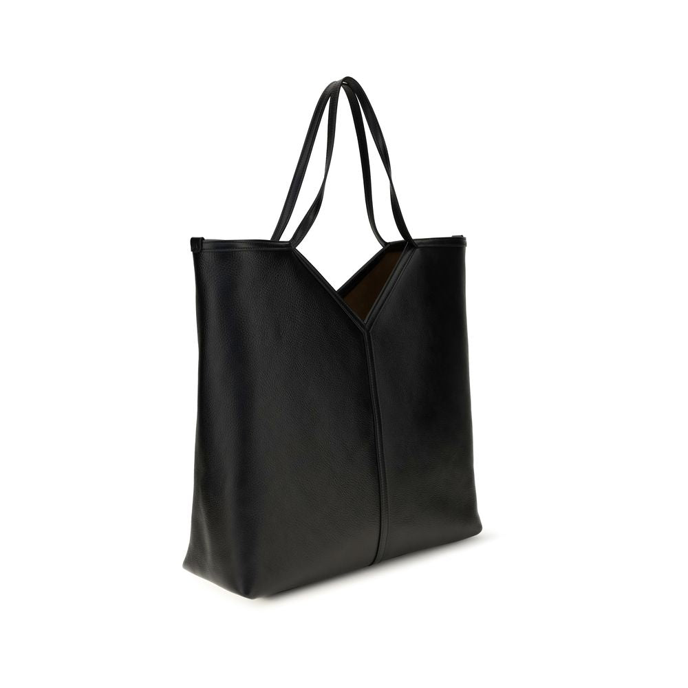 Saint Laurent Black Calf Leather Shoulder Bag - AW26 - Back view