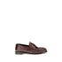 Saint Laurent Bordeaux Lamb Ovis Aries Aries Slip-On Loafers - Front view