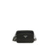 Prada Black Recycled Polyamide Shoulder Bag - Front view