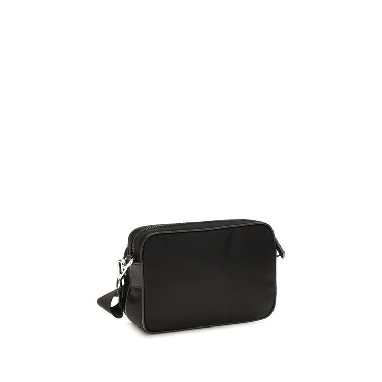 Prada Black Recycled Polyamide Shoulder Bag - Back view