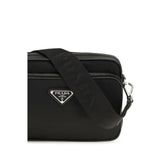 Prada Black Recycled Polyamide Shoulder Bag - Detail view