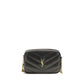 Saint Laurent Black Lamb Ovis Aries Aries Shoulder Bag - Front view