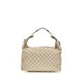 Gucci Beige Fabric Shoulder Bag - Front view