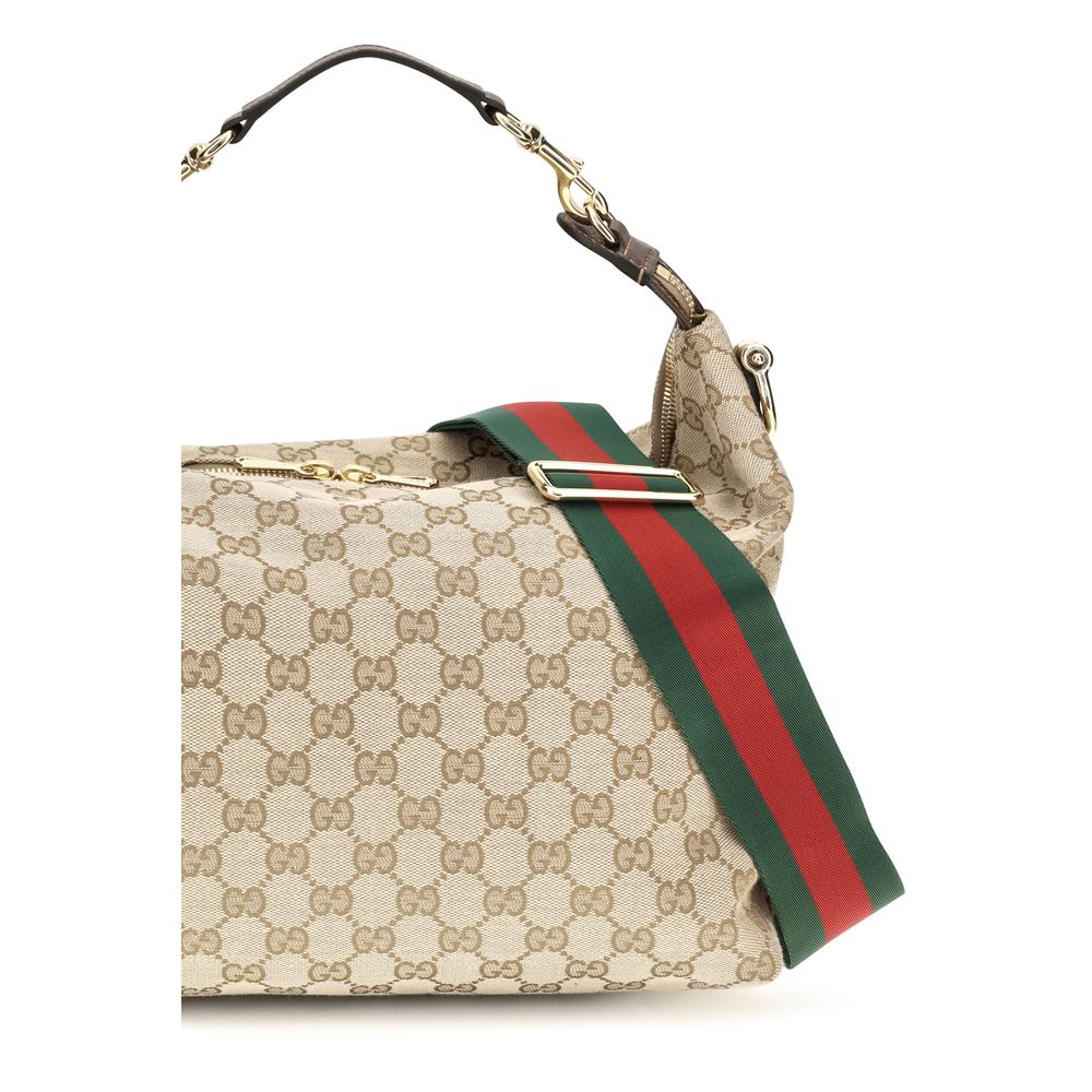 Gucci Beige Fabric Shoulder Bag - Detail view