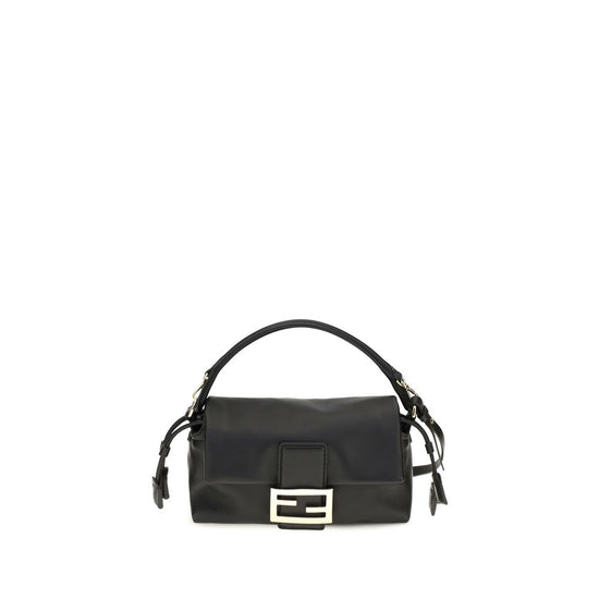 Fendi Black Lamb Ovis Aries Aries Shoulder Bag