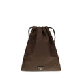 Prada Brown Polyamide Clutch Bag