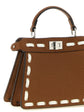 Fendi Brown Calfskin Handbag