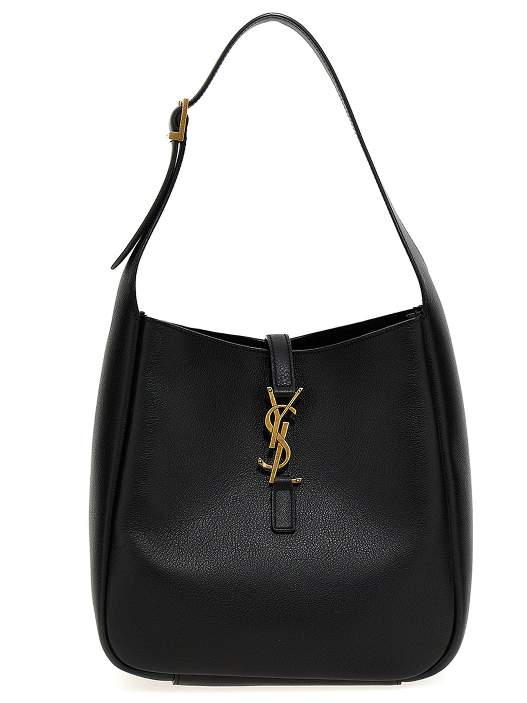 Saint Laurent Black Calfskin Shoulder Bag