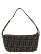 Fendi Brown Polyester Clutch Bag