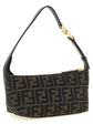 Fendi Brown Polyester Clutch Bag