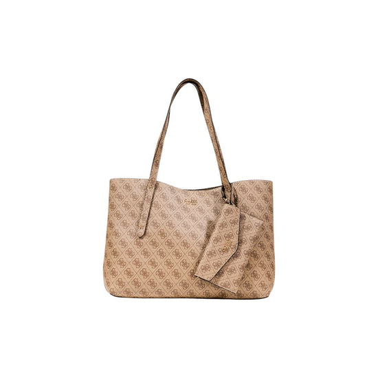 Guess White Polyethylene Handbag