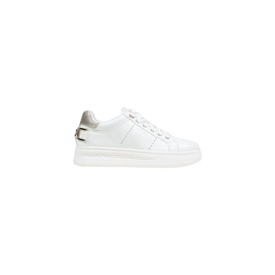 Guess White Polyethylene Platform Sneakers