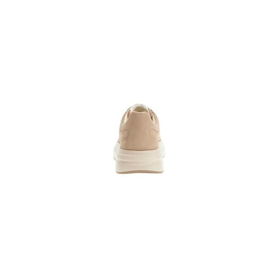 Guess Beige Suede Leather Low Top Sneakers