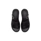 Timberland Black Leather Platform Sandals