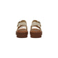 Timberland Beige Leather Platform Sandals