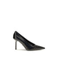 Prada Black Goatskin High Heel Pumps