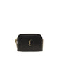 Saint Laurent Black Calf Leather Bos Taurus Shoulder Bag