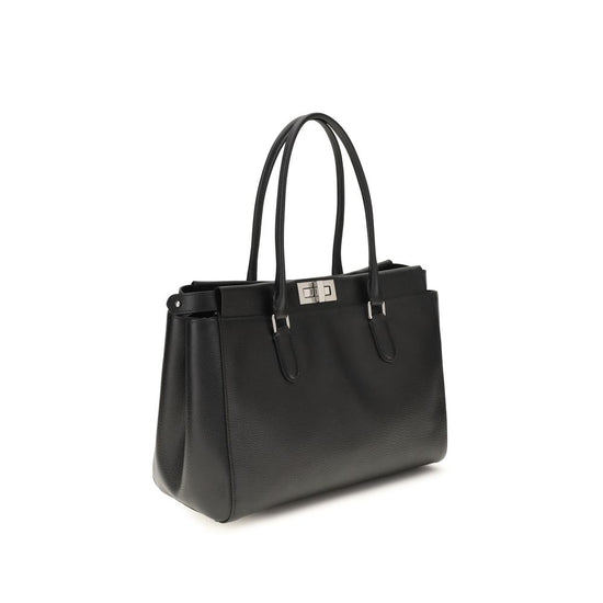 Fendi Black Calf Leather Bos Taurus Shoulder Bag