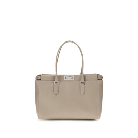 Fendi Beige Calf Leather Bos Taurus Shoulder Bag