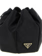 Prada Black Viscose Shoulder Bag