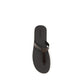 Saint Laurent Brown Calf Leather Bos Taurus Flat Sandals