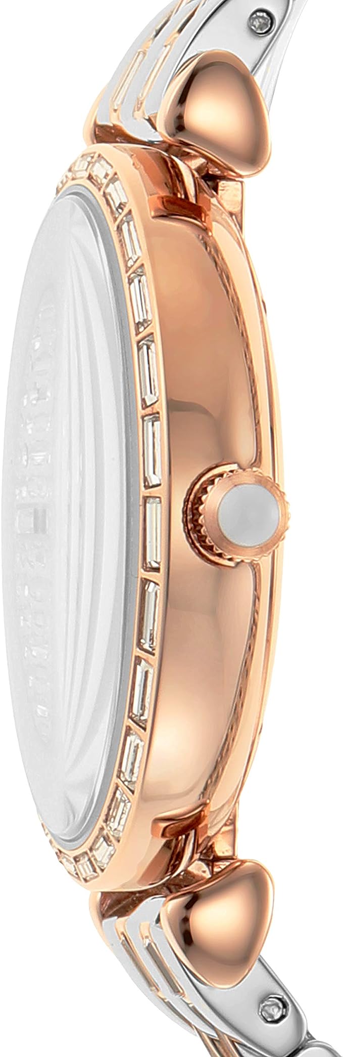 Emporio Armani Silver Steel Quartz Watch - Back view
