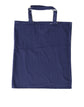 Prada Blue Jersey Fabric Logo Shoulder Shopping Tote Shopping Bag - Detail view