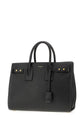 Saint Laurent Black Calf Leather Sac De Jour Handbag - Side view