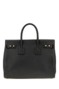 Saint Laurent Black Calf Leather Sac De Jour Handbag - Back view