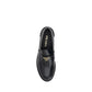 Prada Black Leather Logo Loafers - Detail view
