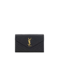 Saint Laurent Black Calf Leather Shoulder Bag - AW26 22x14cm - Front view