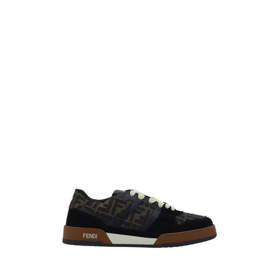 Fendi Match Jacquard Sneakers - Front view