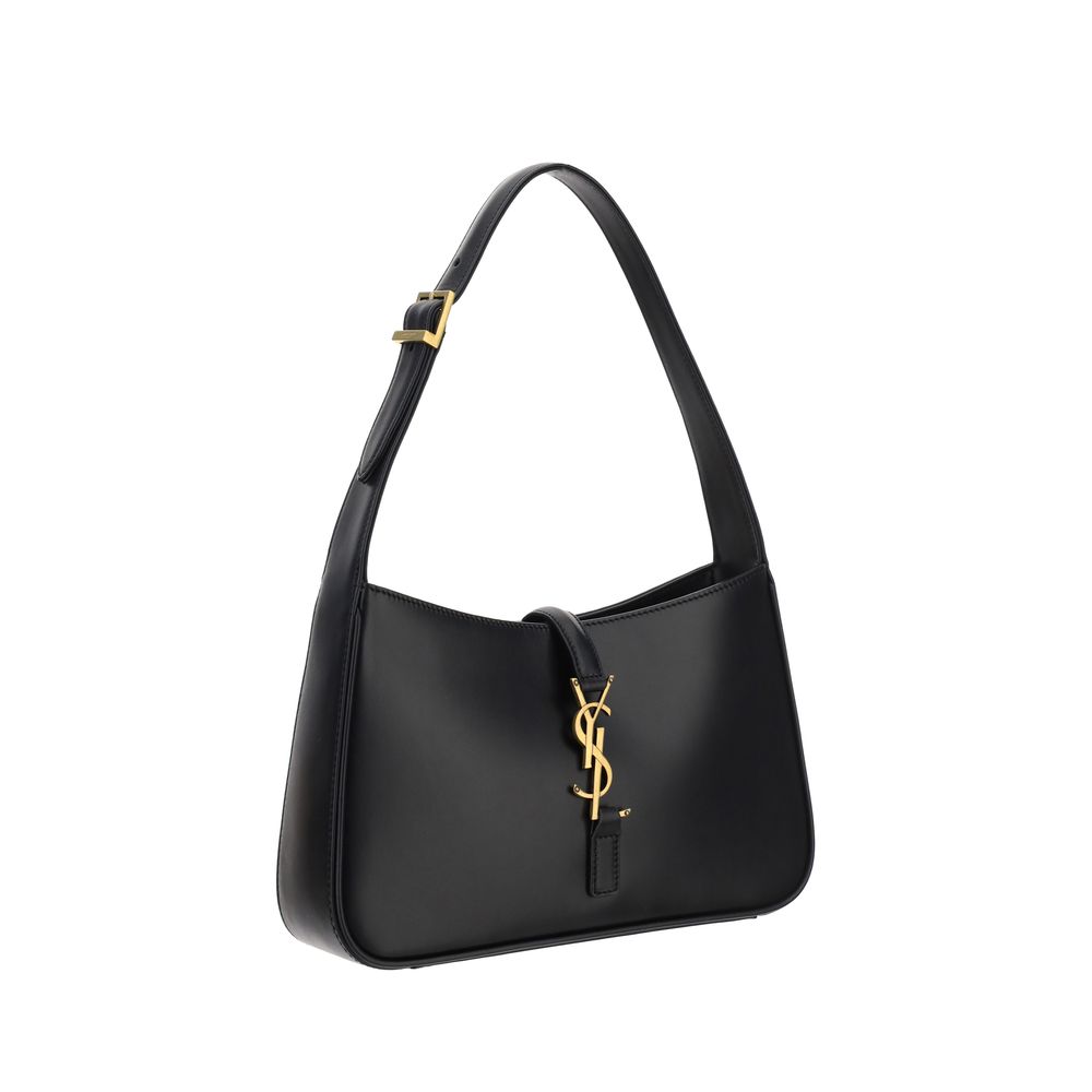 Saint Laurent Black Calf Leather Handbag - Side view