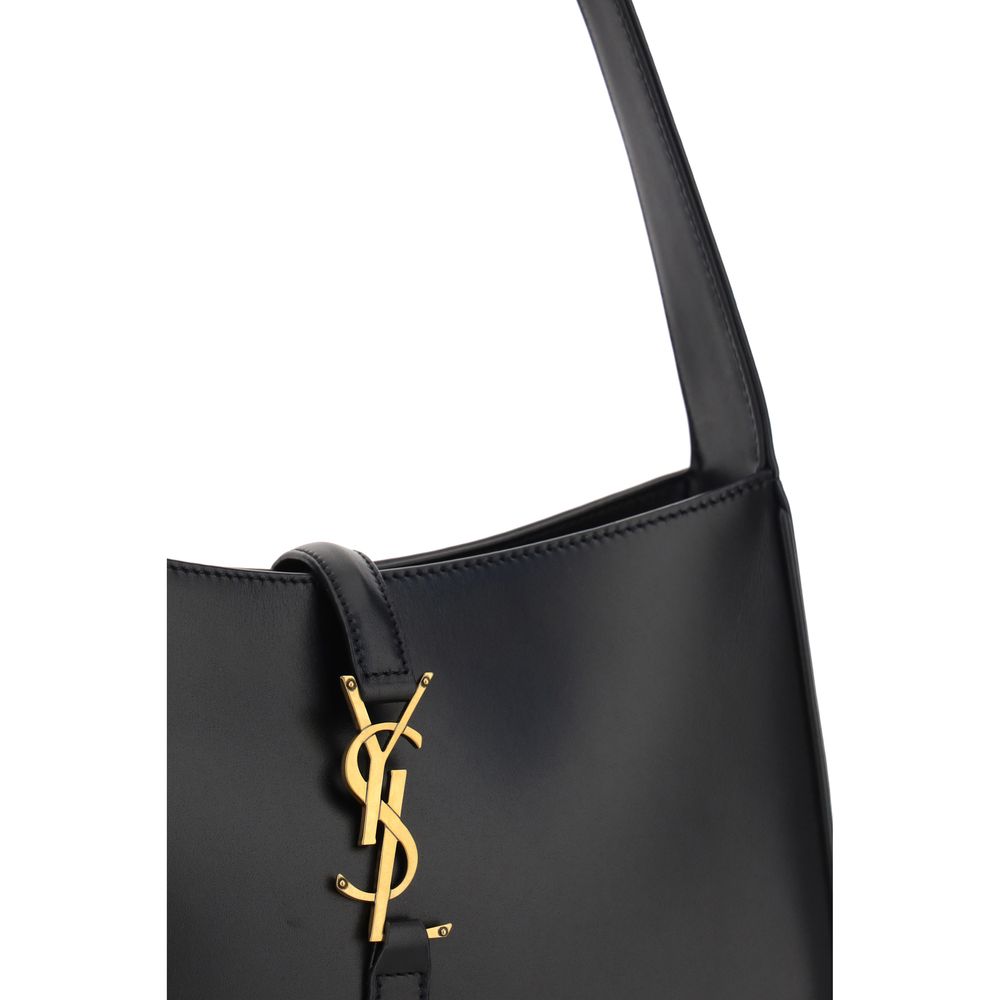 Saint Laurent Black Calf Leather Handbag - Detail view