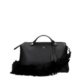 Fendi Black Leather Shoulder Bag - Side view